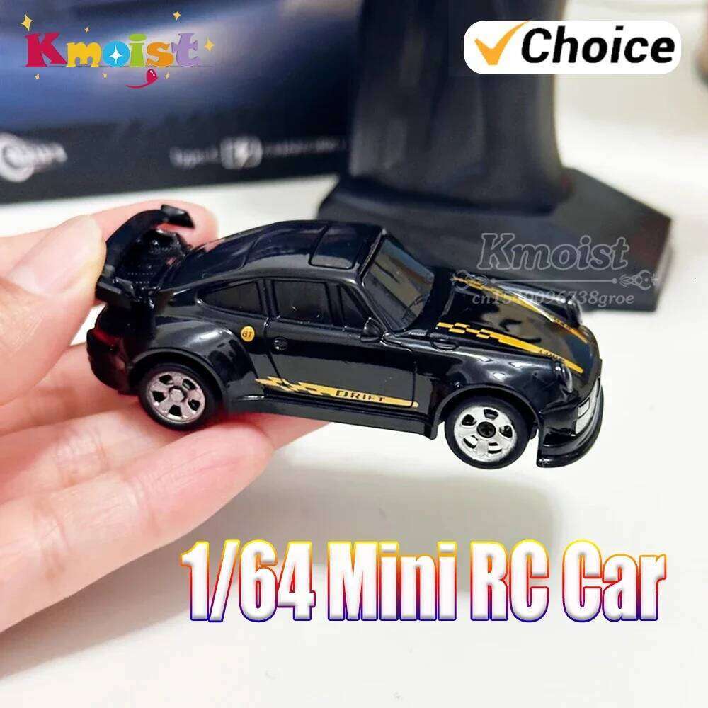 1/64 Desktop Mini RC Drift Car 4WD 2.4G Remote Controlled Toy High Speed Racing Vehicle Model Toys for Boys Kids Christmas Gifts C260305