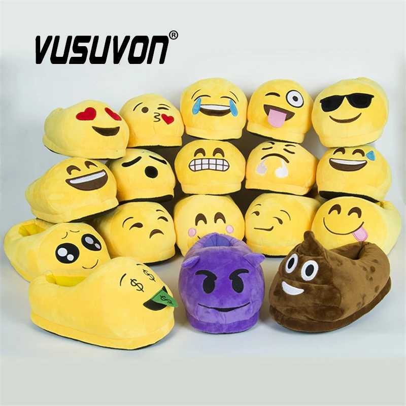 Indoor Slippers Warm Winter Home Fluffy New Fashion Men Women Bread Demon Soft Plush Shoes Unisex Cute Funny Christmas Gift S260305