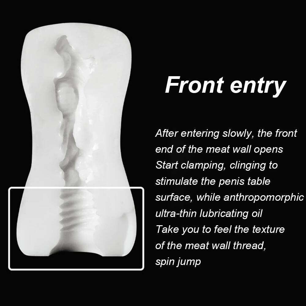 Soft TPE Male Masturbator Cup Penis Sleeve Cock Glans Training Delayed Ejaculation Vagina Stimulation Adult Sex Products 18+ W260305