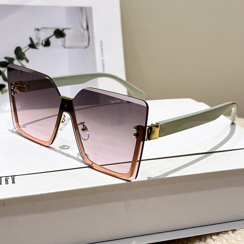 2026 Luxury New Designer Sunglasses European And American Half Ring Metal Sunglasses Outdoor Bicycle Sunglasses Trendy UV Protective Glasses Wholesale