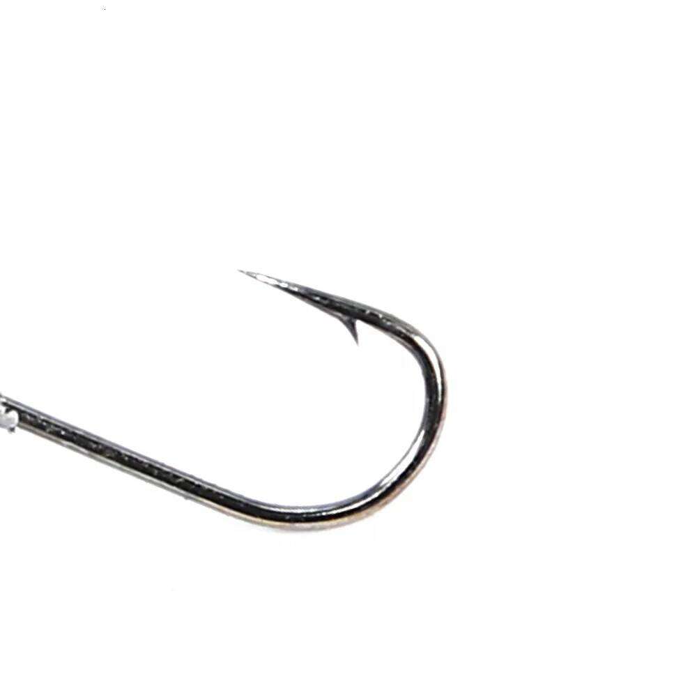 PEAK 10pcs/lot Micro Head Ice Hook Mini Crank Jig Fishhook Soft Lure Fishing Tackle S260305