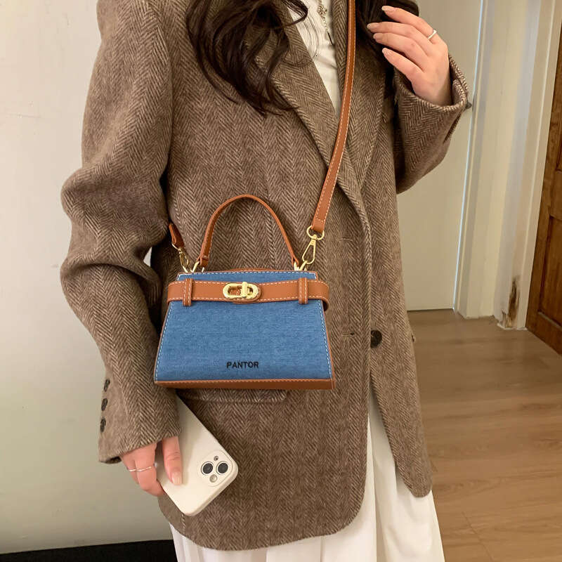 New Women's Handbag High-End Versatile Shoulder Commuting Trendy High-Value Simple Crossbody Bag