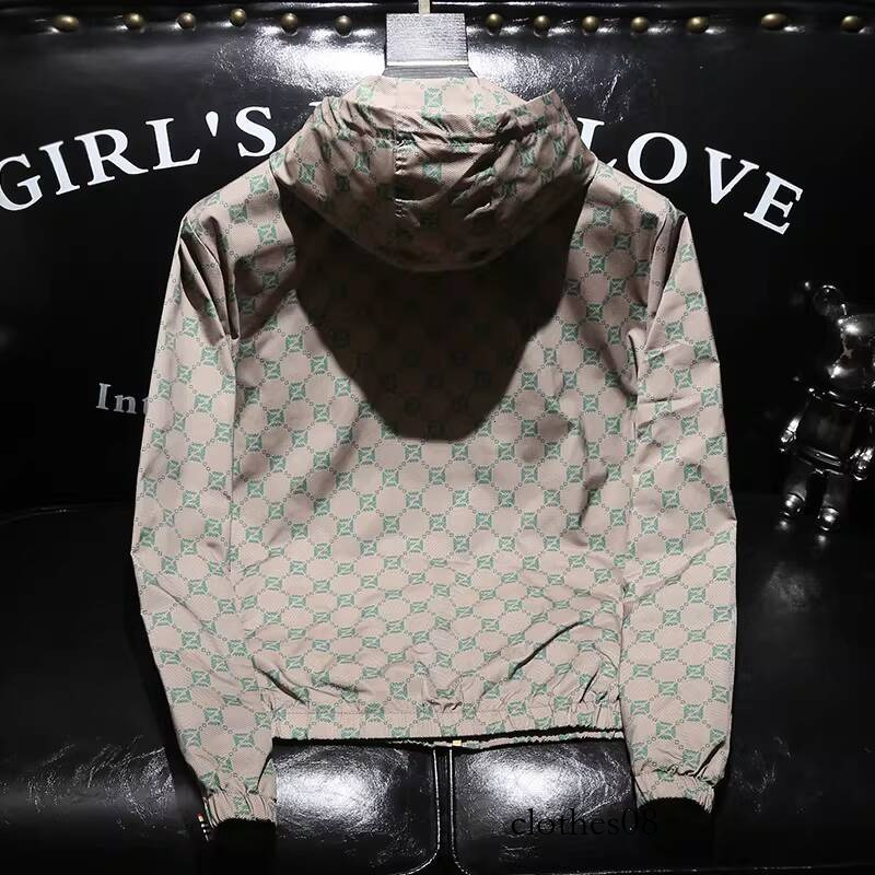 European Style High-End Casual Hooded for Men, Spring and Autumn 2026 New Trendy Stylish Slim-Fit Men's Jacket