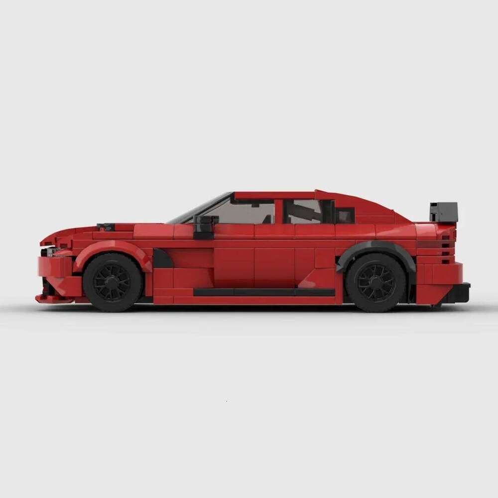 MOC Alfas Romeos Giulia GTAm Sports Car Building Blocks Super Speed Racing Vehicle Bricks Garage Brick Toys For Children Gifts Z260305