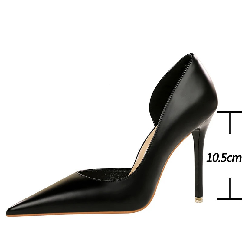 BIGTREE Shoes Black Women Pumps Quality Leather Women Shoes High Heels Fashion Wedding Shoes Stiletto Luxurious Elegant Pumps 260306