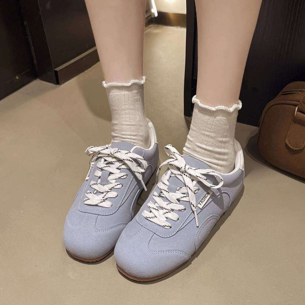 Women's Sneakers 2024 New Genuine Leather Ladies Moral Training Casual Spring Flat Shoes Women