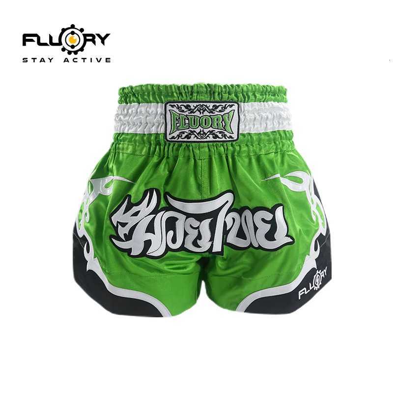 Fluory Men Women Kids Thai Boxing Short Fairtex Shorts MMA shorts Boxing Pants Shorts embroidery MMA Shorts X260306