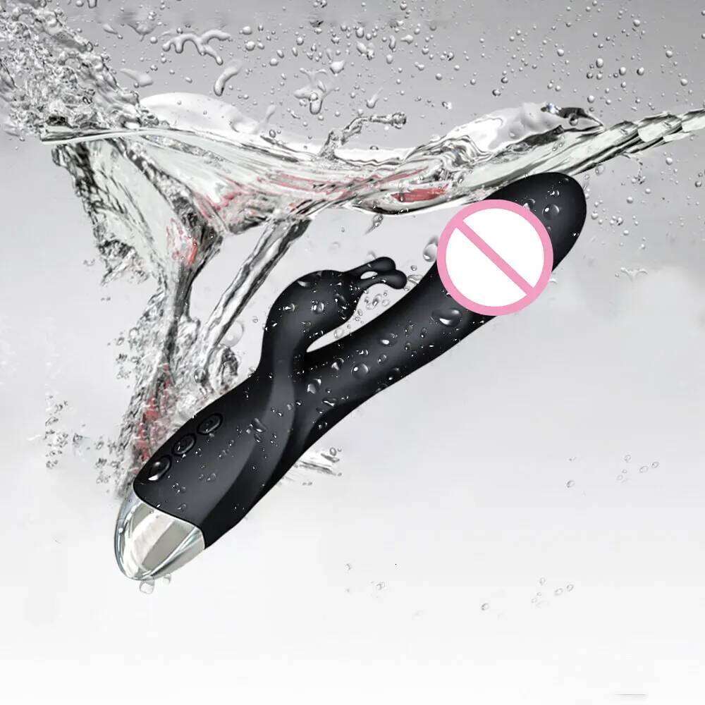 Rabbit Vibrator for Women Powerful G Spot Clit Stimulator Vagina Nipple Massage Dildo Female Masturbator Adults Sex Toy W260305