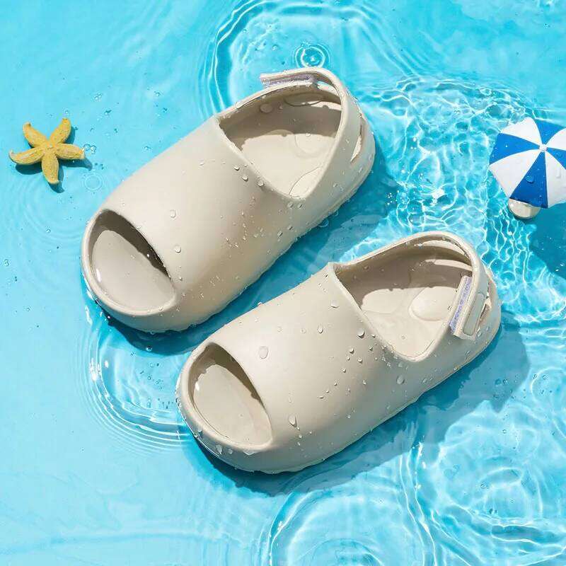 LItfun Summer Kids Sandals Comfy Baby Adjustable Thick Sole Non-Slips Bathroom Slippers NO-Odor Children House Shoes