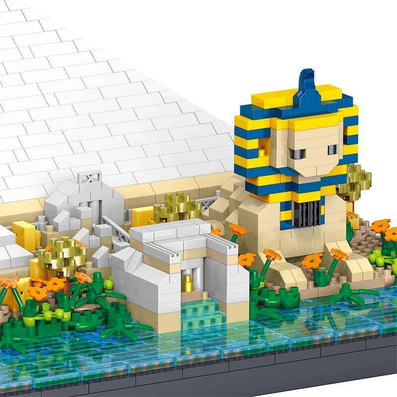 2273pcs Ancient Egypt History Architecure Nanobricks Pyramid Sphinx Model,DIY Micro Diamond Building Blocks For Kids Toys Gifts Z260306
