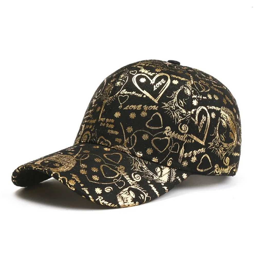 Fashion Adjustable Graffiti Baseball Cap American Style Hip-hop Patterned Peaked Hat Cotton Sunscreen Sunshade Casquette Sports S260306