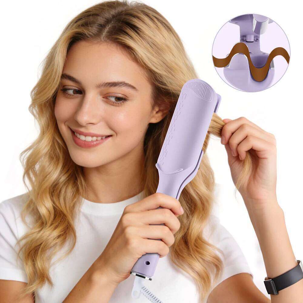 32mm Deep Wave Electric Curling Iron Fast Heating Office Beach Waves Adjustable Temperature Hairstyles Romantic Loose Curler 26Y0306