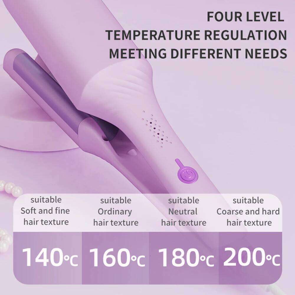 1.25 Inch Deep V-shaped Curling Iron Ghost Waves Wave Perm Tourmaline Hair Curler With Multiple Temperature Her's Gifts 26Y0306