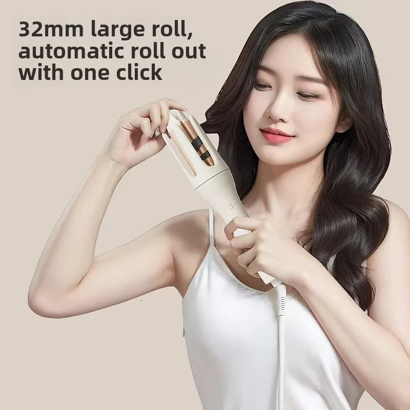 Automatic Rotating Curling Iron Electric Rotation Does Not Hurt Hair Portable Hair Curler for Comfortable and Safe Hair Styling 260305