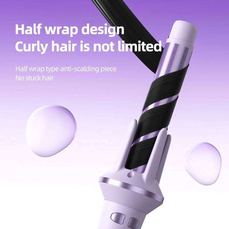 28/32mm Automatic Hair Large Wave Curling Iron Tongs Temperature Adjustable Anion Fast Heating Styling Curler 26Y0306
