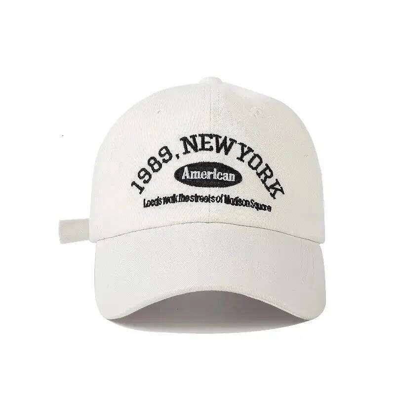 1989 Embroidery Soft Top Baseball Cap Women Sports Hat Man Unisex Y260304