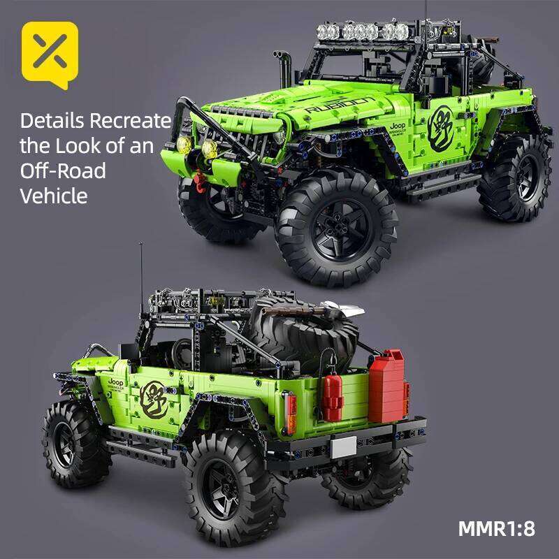Toylynx Building Blocks 1:8 Scale Heavy-Duty Off road Vehicle with Super Racers Toys For Children Christmas and Easter Gifts Z260305