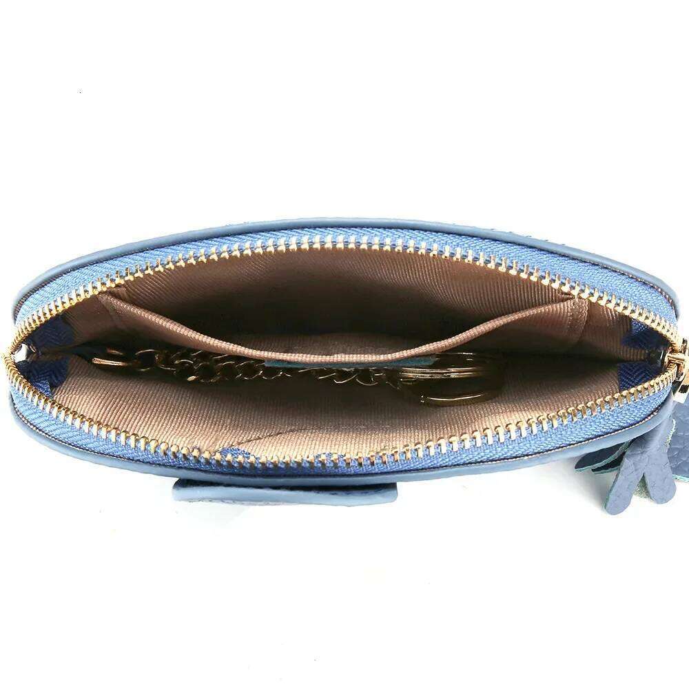 Women's thin personality fashion mini coin holder genuine leather creative small elephant soft cowhide wallet C260304