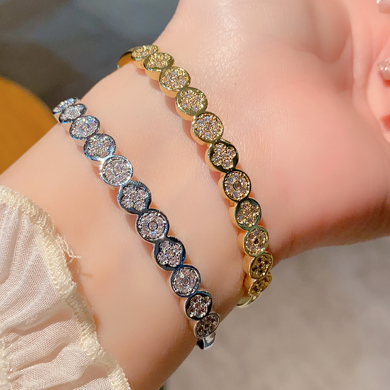 Bracelet And Fashion Jewelry Simple Star Heart Hip Hop Metal Punk Style Bracelet Evil Eye Open Bracelet