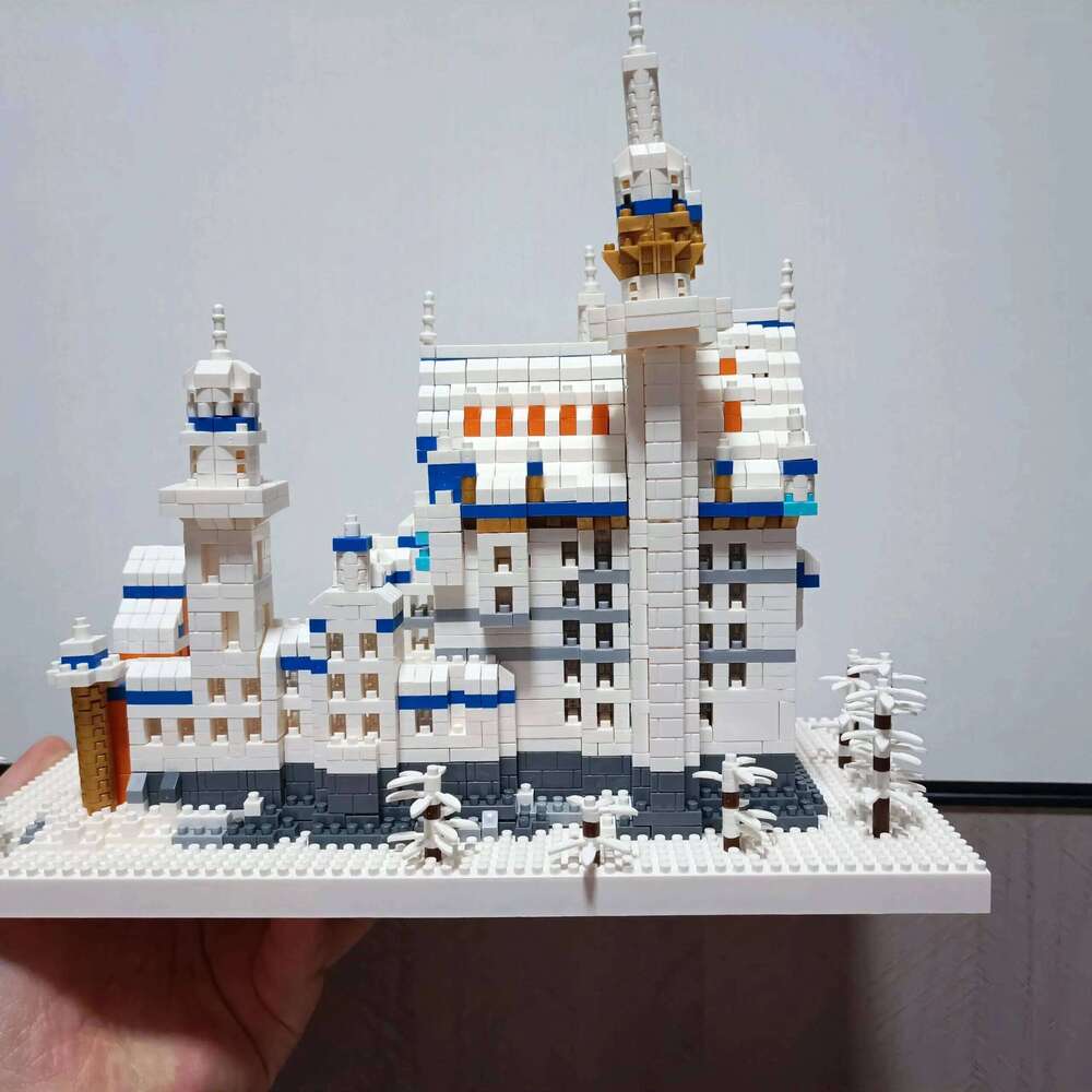 Germany Swan Stone Castle Micro Blocks Set, Famous World Architecture Model Creative Collection Building Toys for Adult Z260305