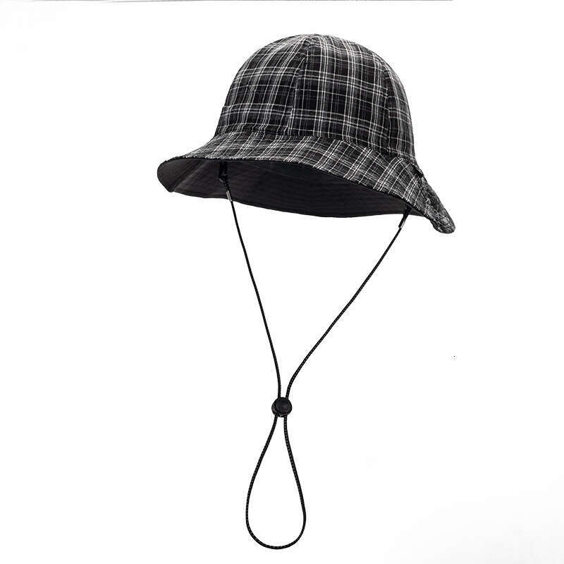 Checkered hat Versatile hats for women Soft top Lightweight Breathable Suitable Summer Japanese style baseball hiking camping outdoor activities