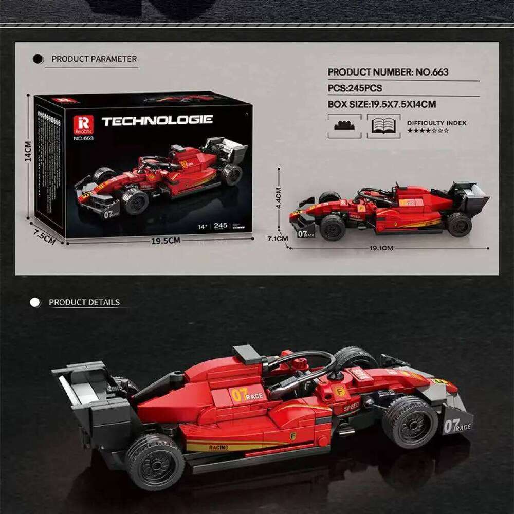 1:24 Vehicle Truck Kit 450PCS, Car Model Building Blocks, KidsToys Birthday Gifts Z260306