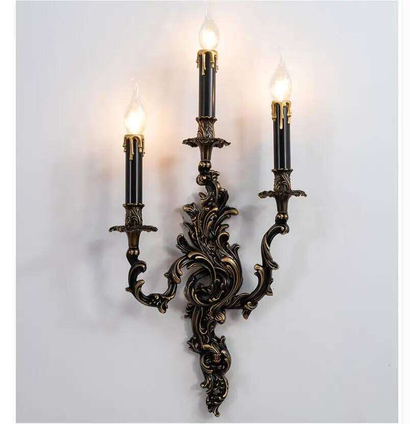 Hot Selling Classical Golden Brass Indoor Sconce Lighting Copper Wall light Decoration Lamp AC 100% Guaranteed XJ260305