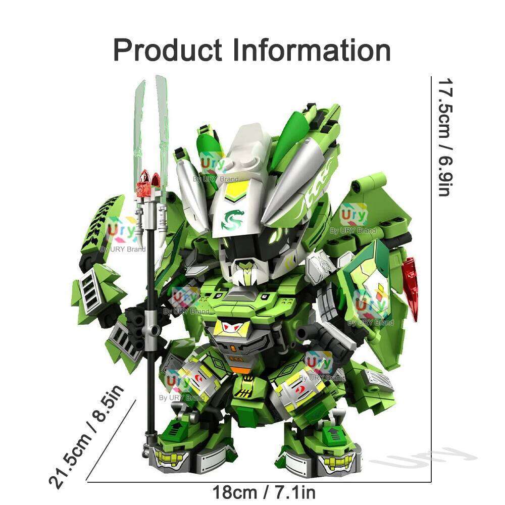 2in1 Ninja Movie Green Cobra Snake Warrior Mini Robot Battle Mecha Set Fighter Building Blocks Toys for Kids Boys Christmas Gift Z260305