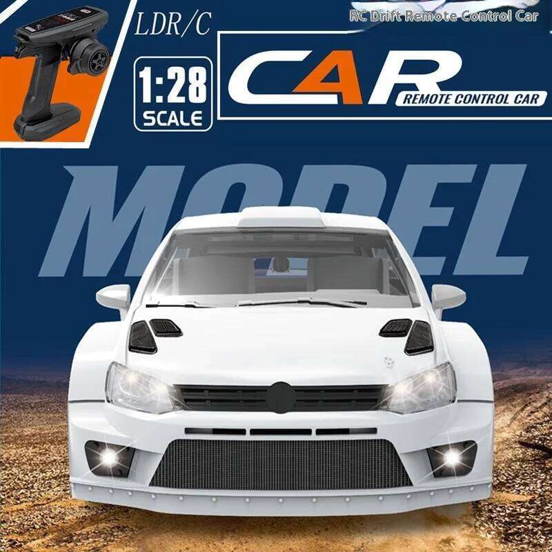 LD2801 RC Drift car 1:28 Race 2.4g Radio Control 4WD High-Speed Motor Vehicle Model Cars Toy for Christmas Gifts C260305