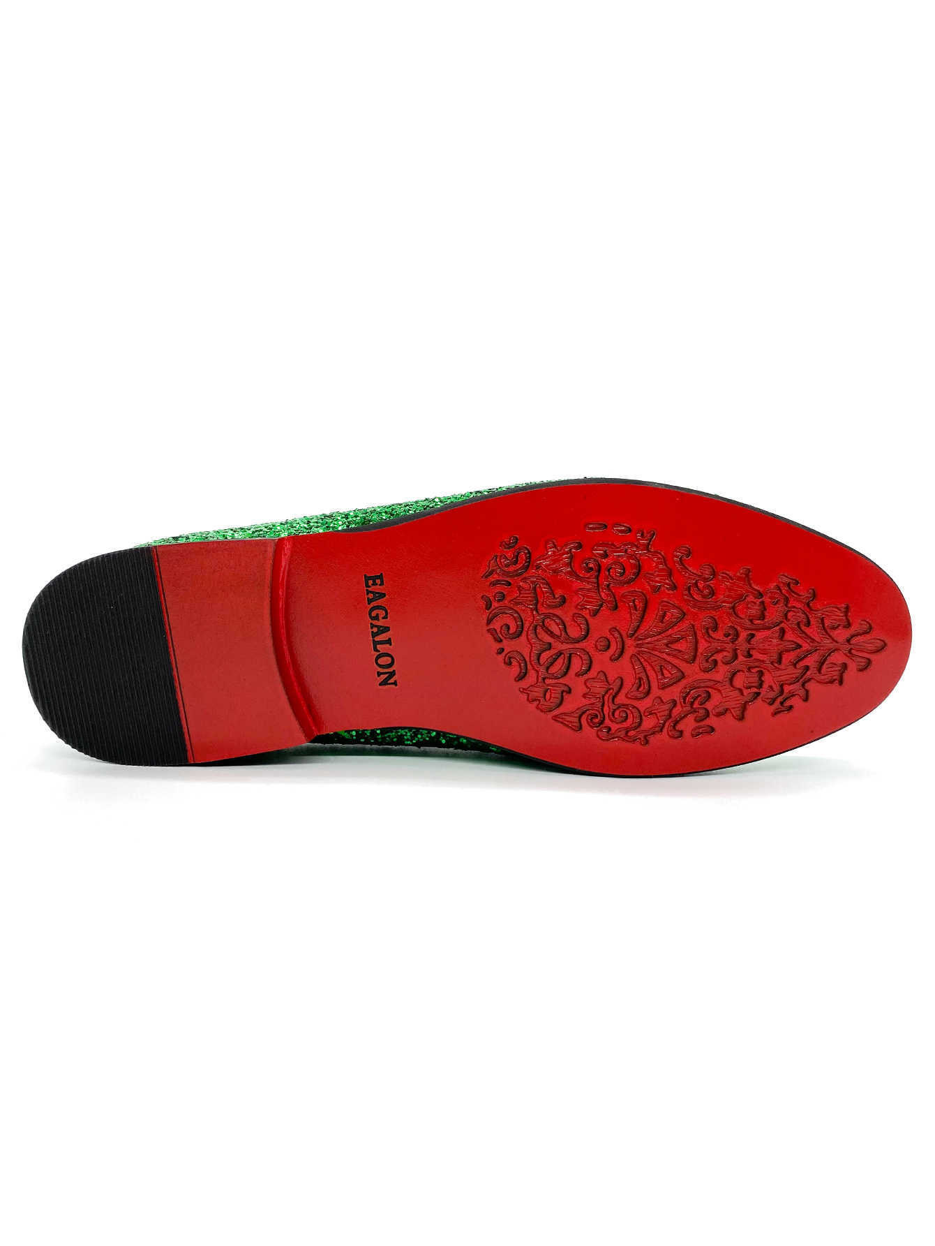 Glitter Shoes Designer Men Loafers Fashion Mens Dress Shoes High Quality Flat Pointed Toes Formal Business Wedding Party Shoe E89