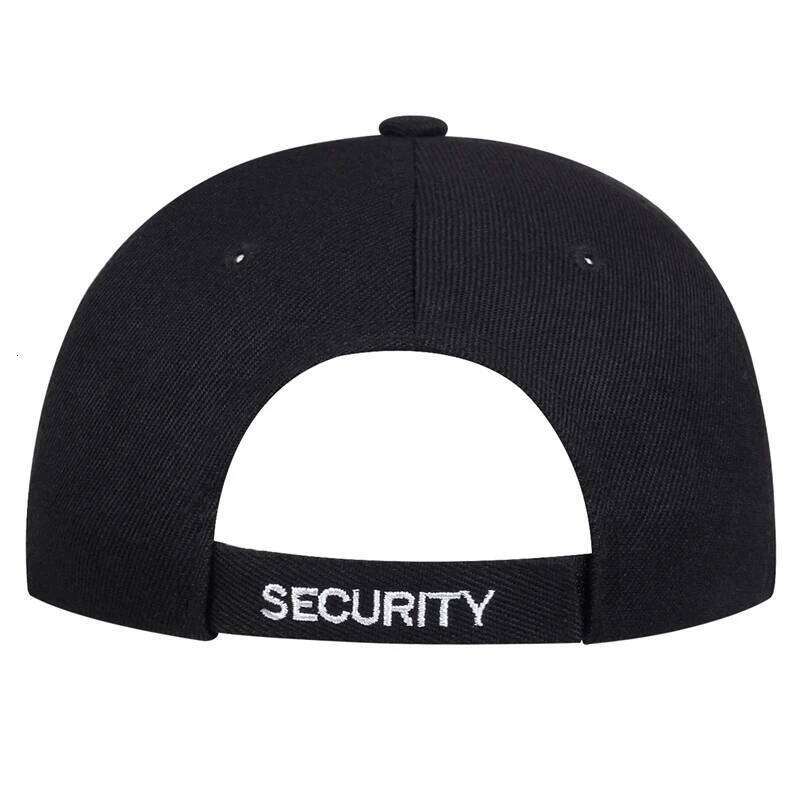 Unisex SECURITY Embroidery Baseball Caps Spring and Autumn Outdoor Adjustable Casual Hats Sunscreen Hat Y260304