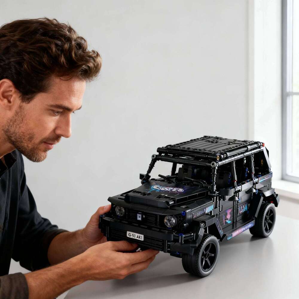 Building 1:14 RC car, building block toy birthday gift, sports car model, children's DIY gift Z260305