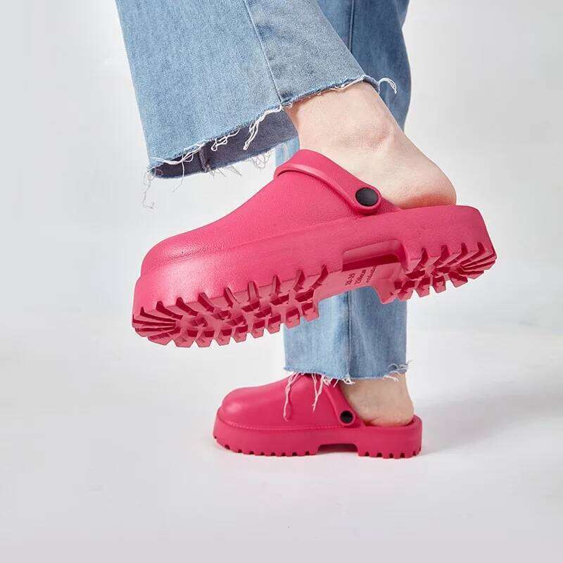 Litfun 2025 New Summer Slippers For Women Outdoor Fashion Thick Sole Beach Slides Non-slip Garden Shoes Casual EVA House Sandals
