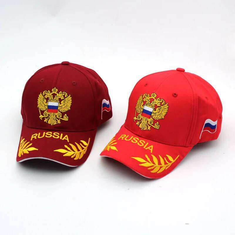 Russia Baseball Cap Cotton Russian National Emblem Embroidery Snapback Caps For Men Women Unisex Adjustable Outdoor Visor Hat Y260304
