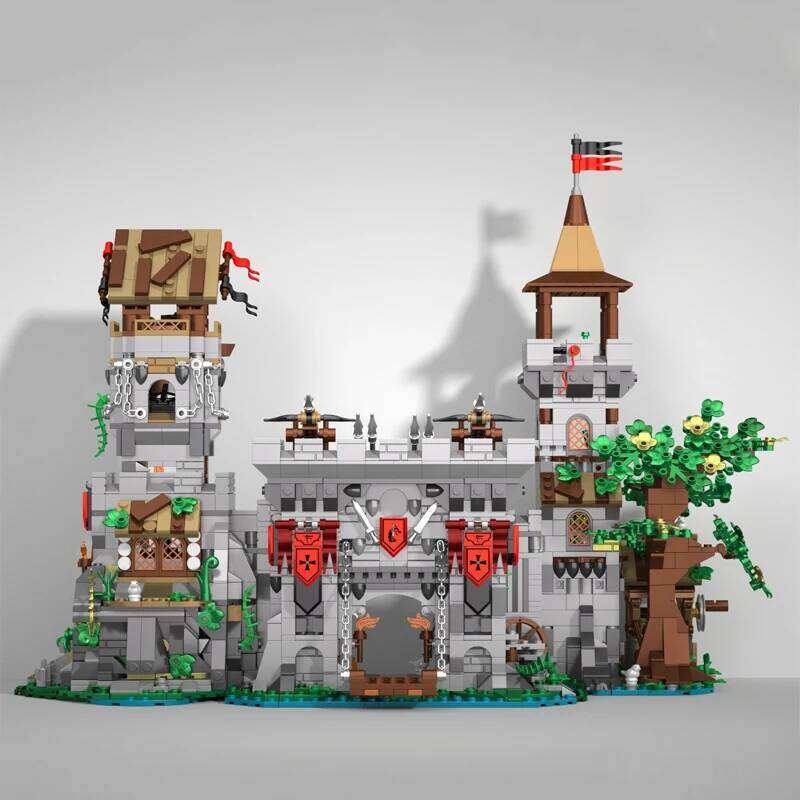 Holy Spirit Knights Fortress building blocks Architecture MOC Medieval Castle Model Bricks puzzle toys for adult holiday gift Z260306