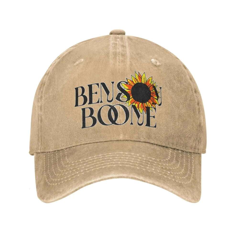 Benson Boone Baseball Caps Vintage Distressed Denim Headwear for Men Women Outdoor Running Adjustable Hats Cap Fashion Y260304