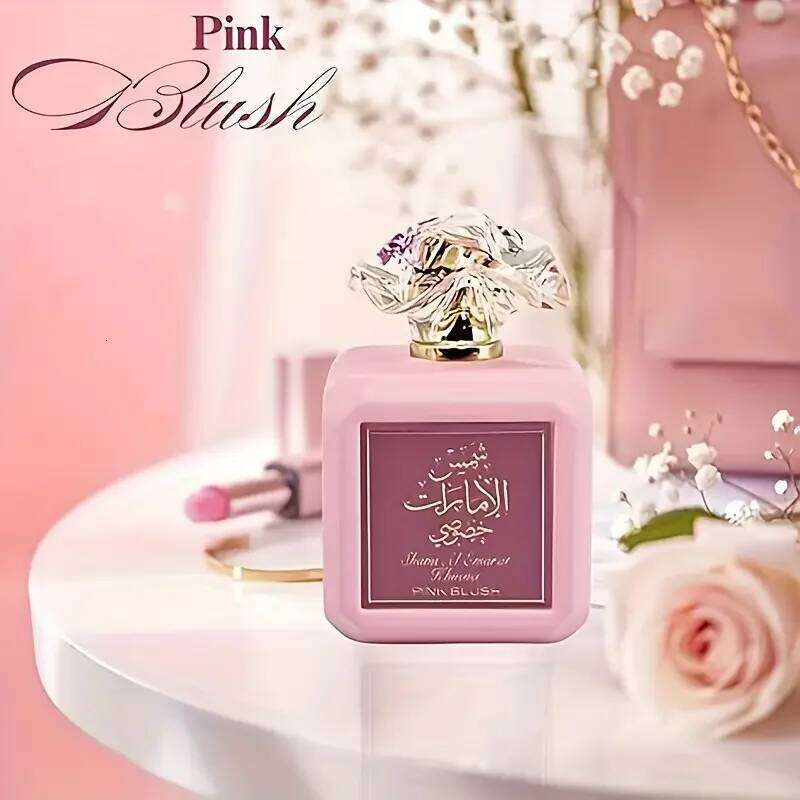 Ard Zaafaran Pink Shams Al Emarat Khususi Women's Marshmallow Blush Eau De Parfum 100ml 3.4oz A Captivating Romantic 26Y0303