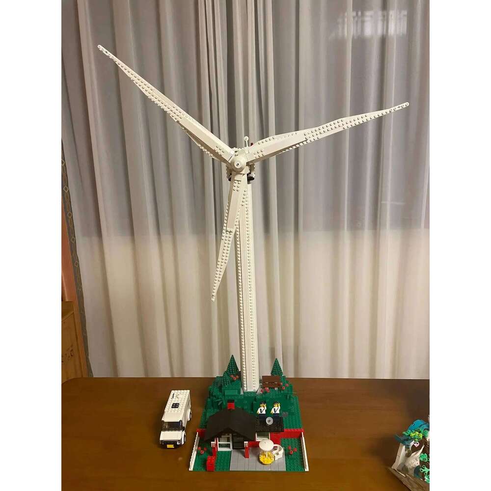 815PCS Creative Vestas Wind Turbine Building Blocks Electric Motor Set Assemble Bricks Toy With Figures For Boy Kids Gift Z260305