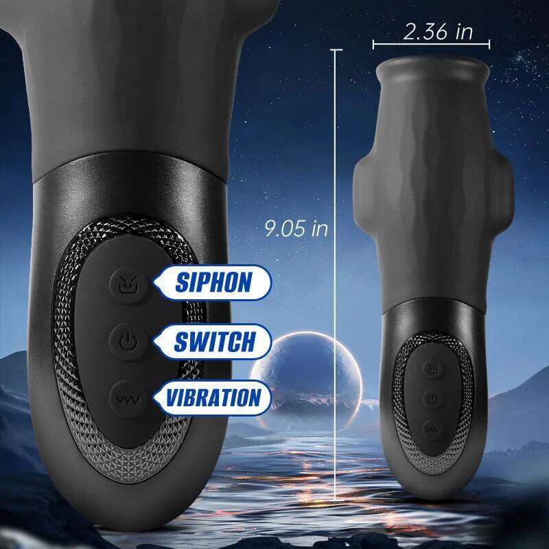 Mens Automatic Sucking Masturbation Cup Pocket Pussy Penis Glans Vibrator Massager Dicks Blowjob Vacuum Stimulator Adult Sex Toy W260305