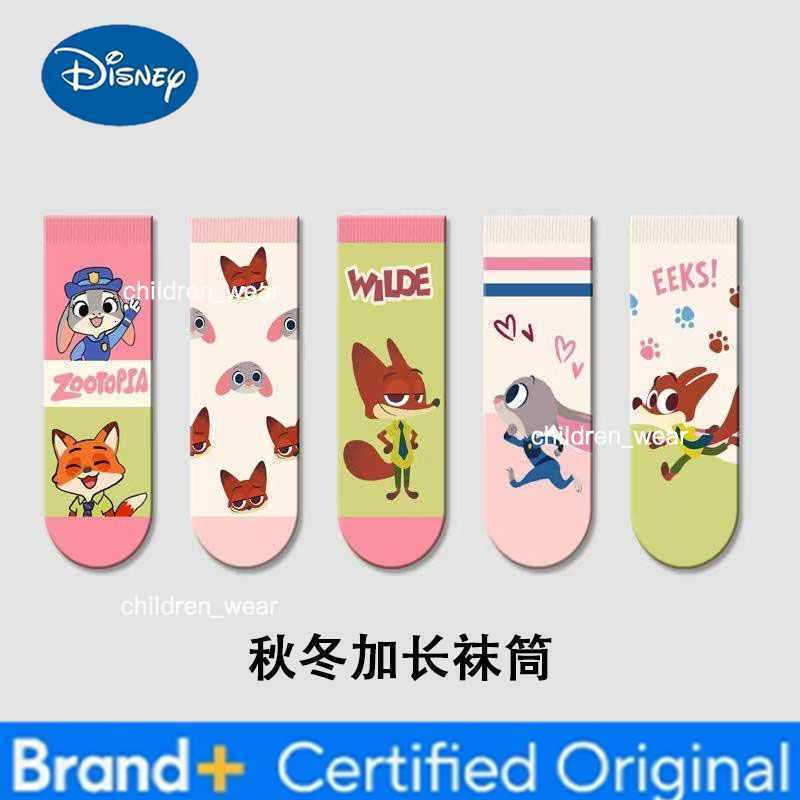 Disney Zootopia Merchandise Cartoon Judy Nick Warm Winter Socks Cute Womens Floor Socks for Home Wear Holiday Gifts H260306