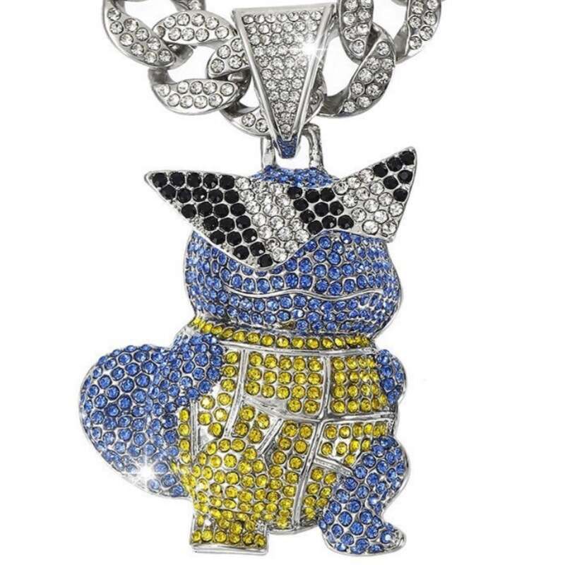 Hot-selling Hip-hop High-quality Design Sense Alloy Full Diamond Cartoon Character Three-dimensional Pendant Free Shipping Nationwide