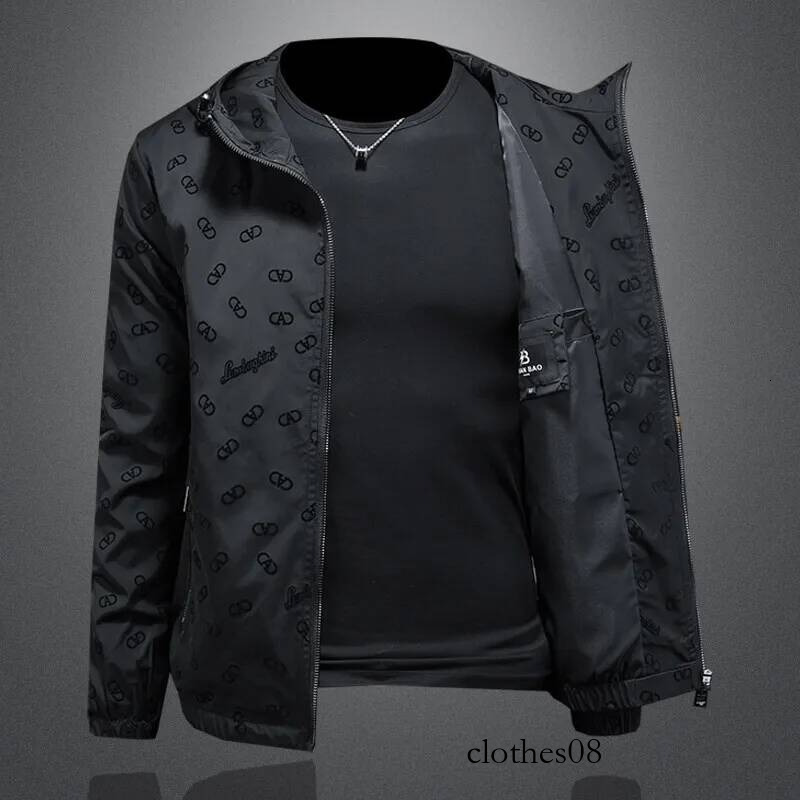Casual Hollow out Jaet 2026 New Sle Men's Faion Urban Polyester Long Sve Zipper Closure round Ne ket Design