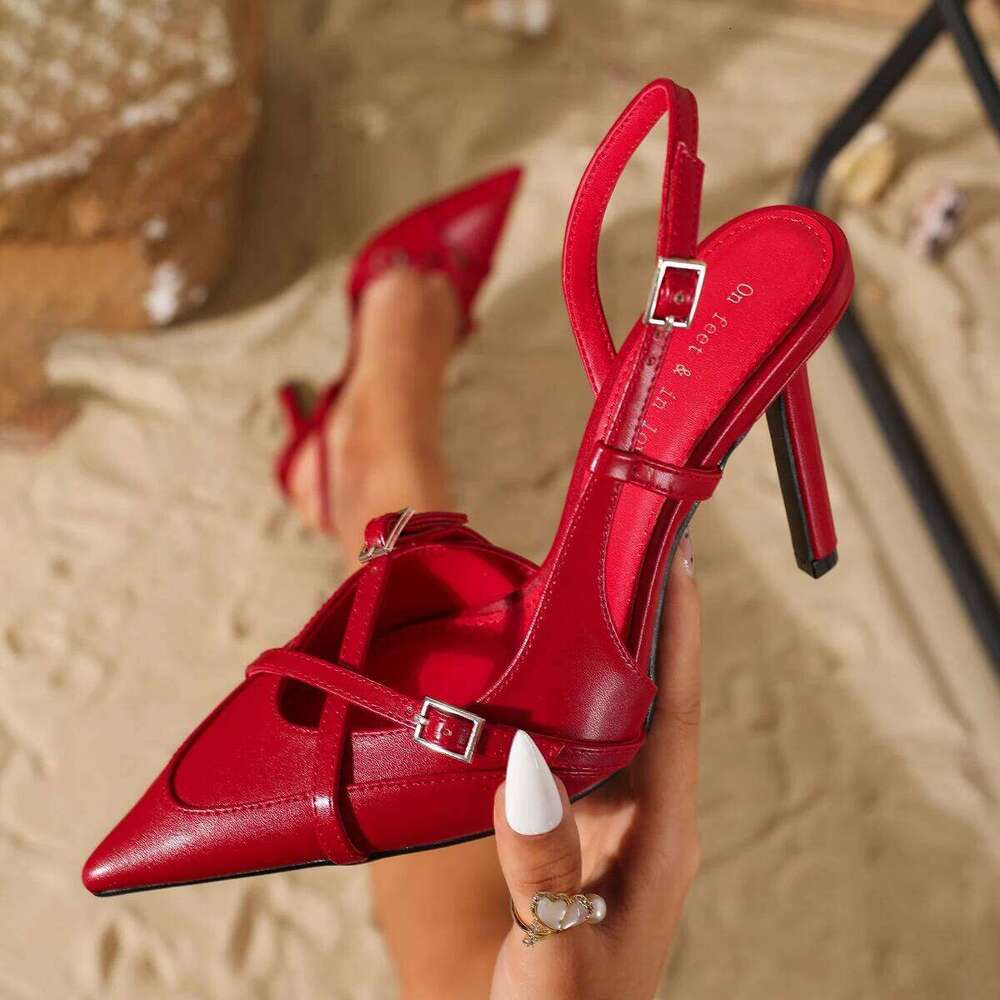 Elegant Pointed-Toe Stiletto for Women Comfortable Simple and Versatile Thin High Heels