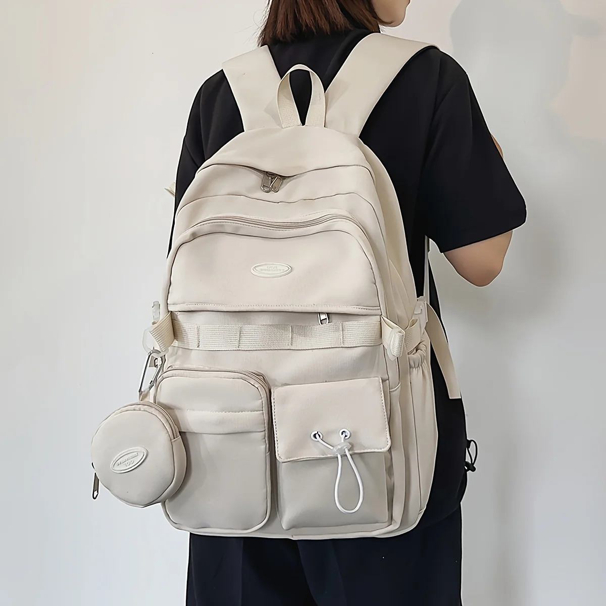 Simple Large Capacity Sports Travel Backpack Junior High School Leisure Backpack Tutorial Bag260228