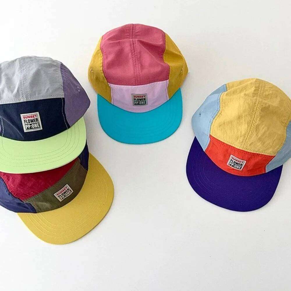 Casual Japanese Style Hip-hop Hats 5 Panel Thin Flat Brimmed Baseball Cap Breathable Quick-drying Sunscreen Hat Unisex Y260304