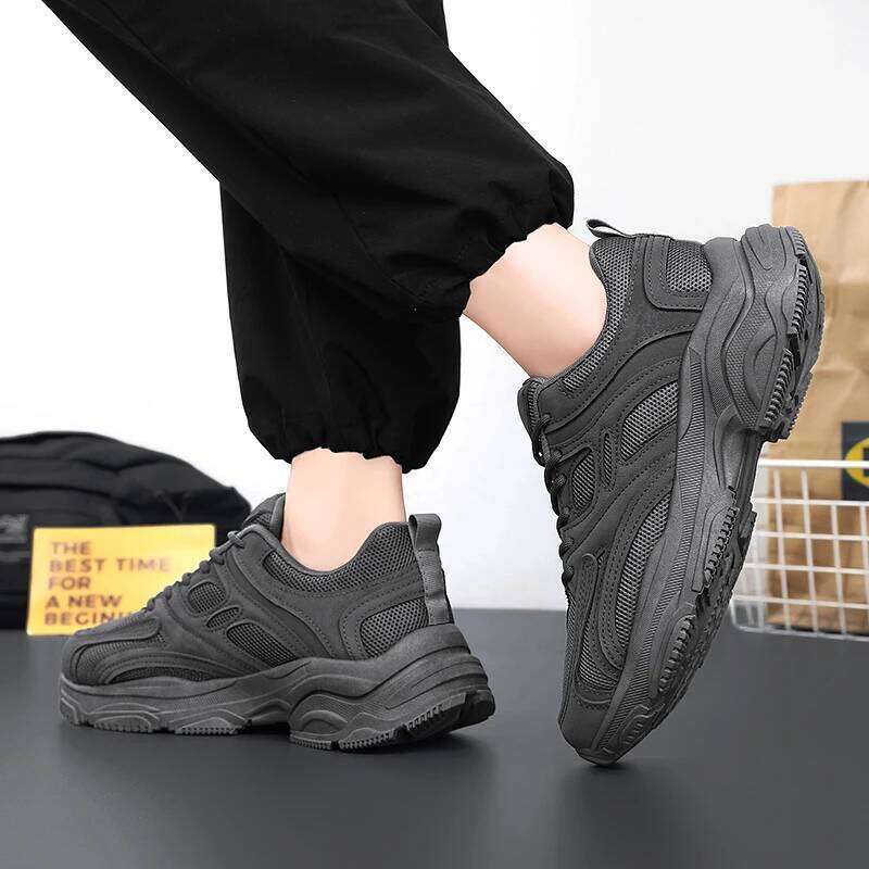 LItfun Non Slip Outdoor Casual Sports Breathable Mesh Walking Sneakers Men Running Lightweight Tennis Shoes