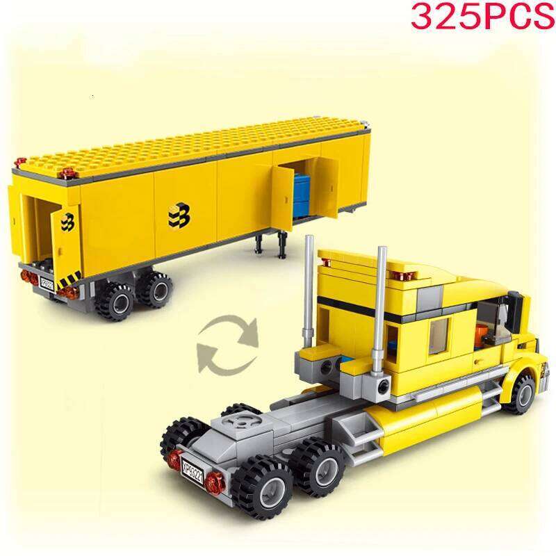 2022 City Speed Formula Transporter Bricks Big Cargo Truck Blocks Building Car Figures Set Vehicle Model Childrens Toys Gift Z260306