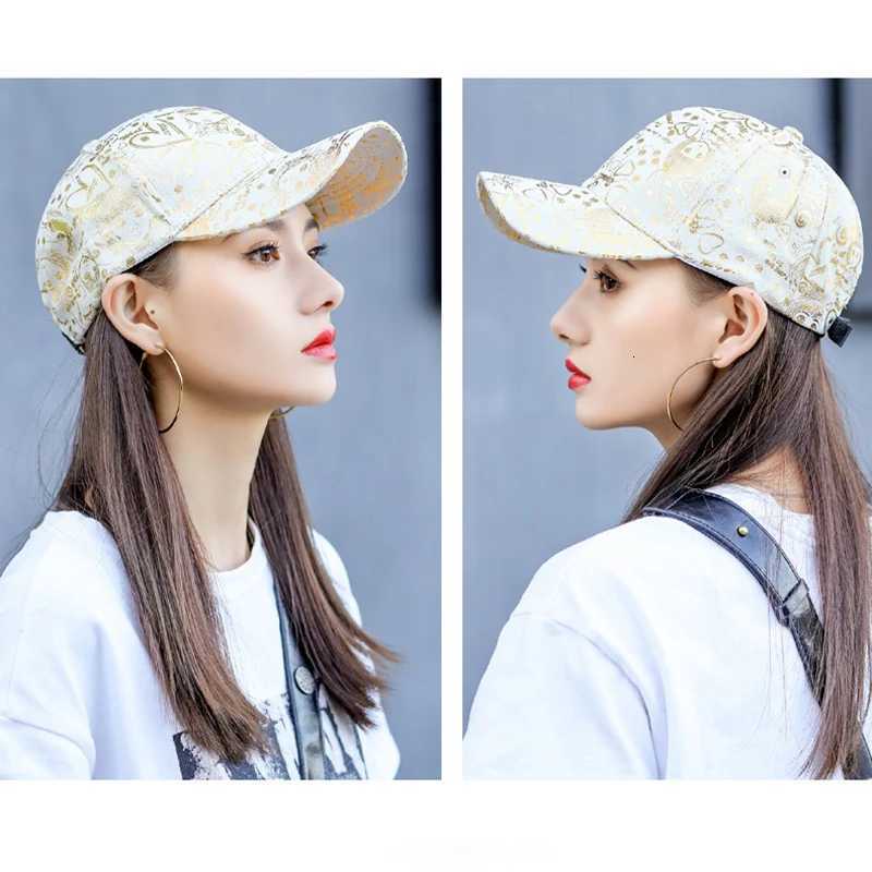 New Kpop Shiny Reflective Graffiti Letter Men Women Baseball Hats Cotton Comfortable Street Tie-dyed Fashion Sport Hip Hop Caps S260306