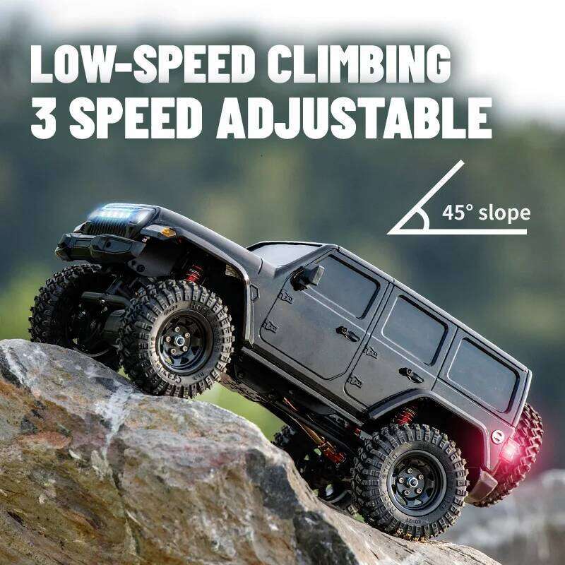 JJRC 8801 Upgraded PR0 Exclusive Black Samurai 1/18 full proportional 4WD suspension off-road car Model C260305