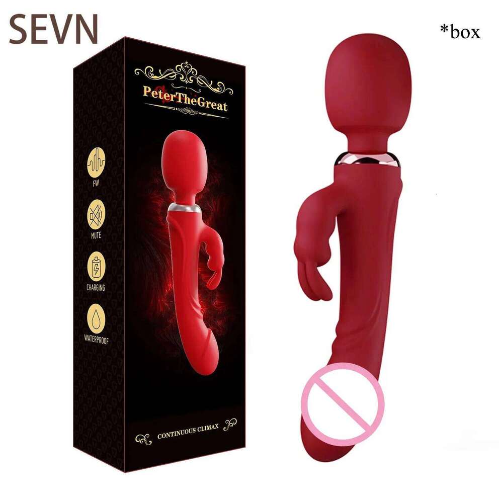 Double Head Powerful Vibrator Women 30 Speed Clit Stimulator G Spot Vagina Massager Female Masturbator Sex Toys for Adult 18 W260305
